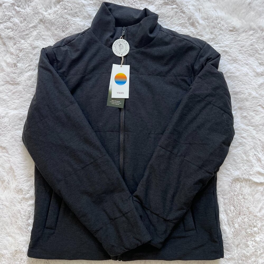 Vuori Men's Ponto Insulated Jacket Black Heather Size L NWT